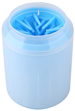 Nettoyant pour Pattes de Chien, Tasse de Nettoyage pour Pattes de Chien, Nettoyeur de Pieds pour Animaux de Compagnie, Brosse de Nettoyage Amovible pour Chiens, Station de Lavage