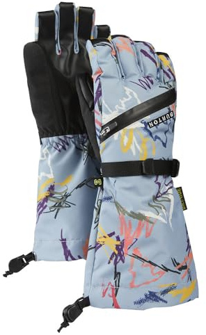 Burton Kids' Vent Snowboard & Ski Waterproof Gloves (Scribble, X-Large)