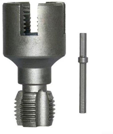 Cortador de rosca de tubería de agua con construcción diseñada para un corte rápido de rosca interna y externa (2 piezas)