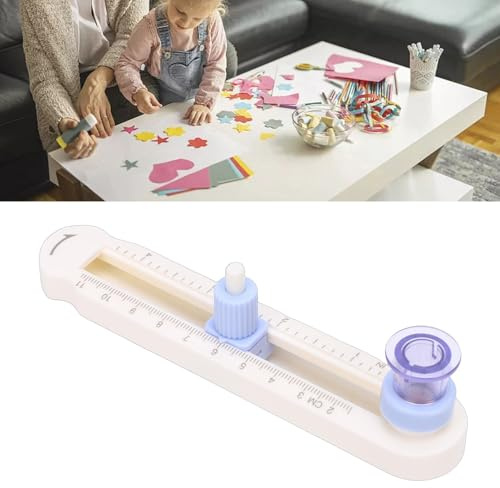 Haofy Justerbar Cirkelskärare, Glidande Roterande Mutter för Flexibel Storlek 3,4-21 Cm, med Indragbart Skärhuvud och Halkfri Bas, för Pappershantverk Scrapbooking Skolor Kontor