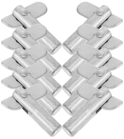 WOONEKY 10 Pezzi Perni di Bloccaggio Zincati per Ponteggi, Perni di Fissaggio Staffa Mensola 12mm X 45mm, Accessori per Impalcature Portale, Parti di Fissaggio Staccabili per Cantieri
