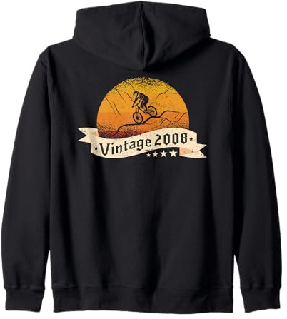 MTB Bike Ciclista Mountainbike Nacido 2008 Cumpleaños Bici Sudadera con Capucha