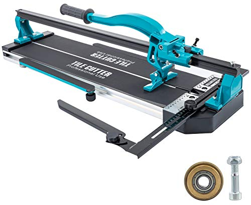 Mophorn 600mm Fliesenschneider Fliesenschneidmaschine Schneidemaschine Extra Schneidrad (600mm), Schwarz