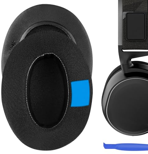 Geekria Sport Cooling Gel-Infused Cloth Ersatz-Ohrpolster für Kopfhörer SteelSeries Arctis 3 Arctis 5 Arctis 7 Arctis 9X Arctis PRO Headphone, Ohrpolster, Earpads Repalcement