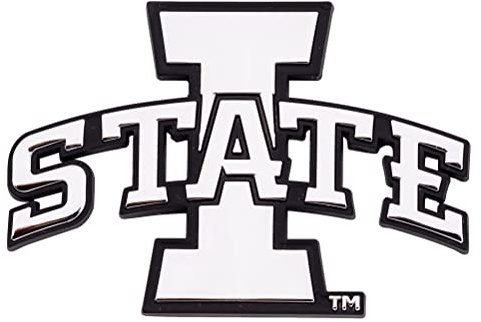 Desert Cactus Iowa State University Metal 3D Auto Car Emblem Sticker Chrome ISU Cyclones Premium Truck Vehicle Emblems