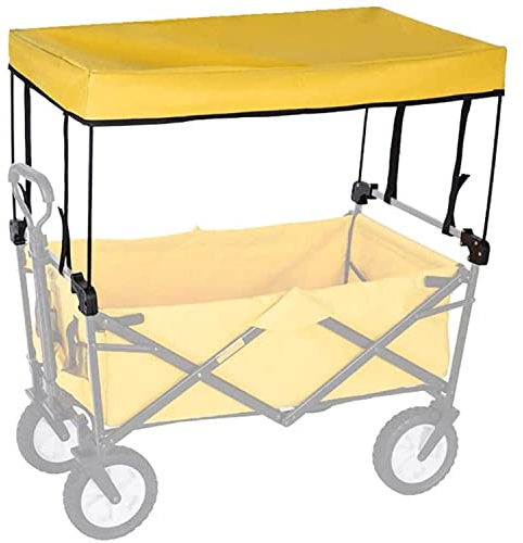 TMXK Markise Baldachin, Faltbarer Bollerwagen Dach Folding Outdoor Hand Push Tragbare Trolley Cart Zubehr, Zum Einkaufen Camping