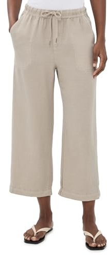 Splendid Women's Angie Crop Wide Leg Pants, Fawn, XS