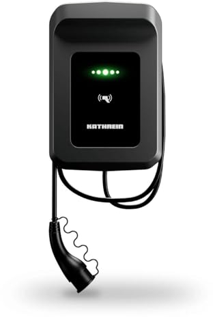Kathrein Wallbox AC40-11-C750-A, Kabel, MID, Last, Anthrazit, 7,5m Kabel, 11kW