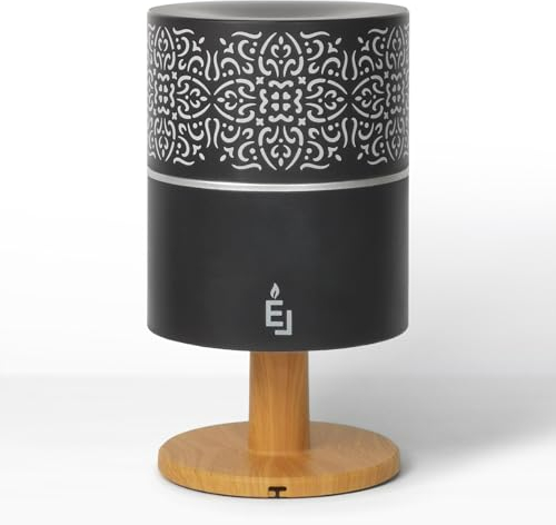Earnest Living Essential Oil Diffuser Classic Lamp Diffuser 260ml Timers Night Lights and Auto Off Function Home Office Humidifier Aromatherapy Diffusers for Essential Oils Black