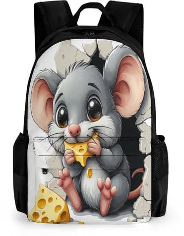 TNFHSOFT Maus 3D Drucken Flanell Fleecedecke Decke Microfaser Kuscheldecke Decke Kinder Erwachsene Wohndecke Für Bett & Sofa Reisedecke 42x30.5cm Inches