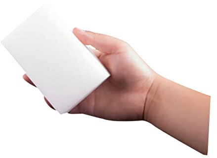 SECFOU 20 Stück Nano Reinigungsschwamm 10 x 6 x 2cm Weiß Melaminschwamm Küchen Und Badezimmer Reinigungszubehör Multifunktional Für Haushaltsflecken Entfernung