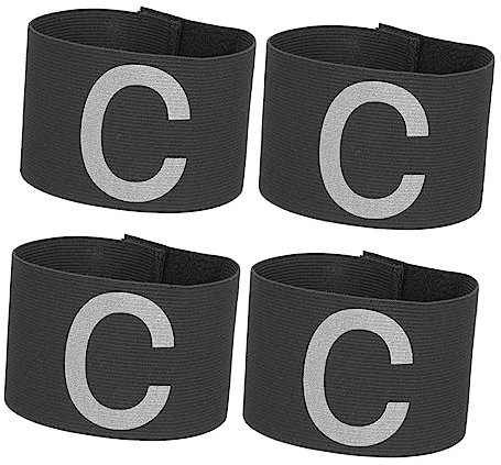 BESPORTBLE 4stücke Teilige Portable Kapitänsbinde Fußball Armbinde Aus Strapazierfähigem Material Bequemes Elastisches Sportarmband Für Mannschaften Und Spielführer Beim Fußballtraining Und s