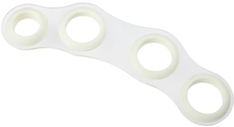 Vaguelly Fingerdehnungstrainer Handkrafttrainer mit Glatter Oberfläche aus Acryl und Gummi zur Effektiven Fingerübung und Dehnung für Gitarren und Klaviertraining