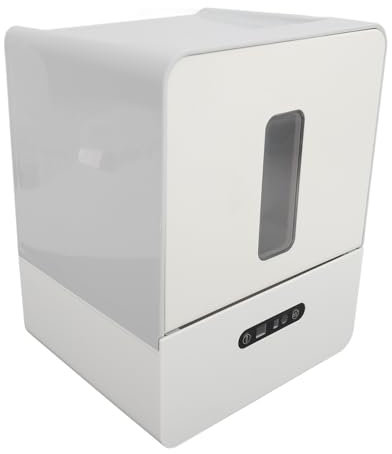 Automatischer Papiertuchspender Berührungslos für Küchenbad Toilettenwand Rollenpapierhandtuchspender mit Nachtleuchten 1200 -mAh Batterie (Grey)