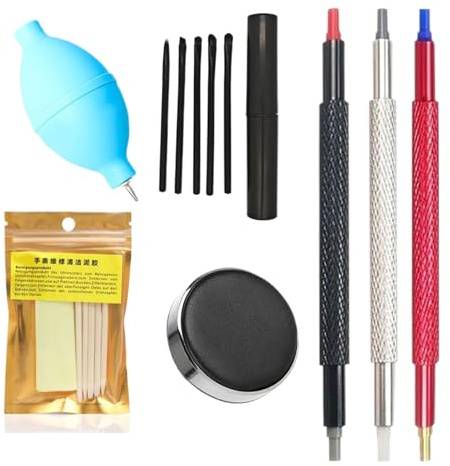 Kit de réparation de Montre Générique - Outil de Maintenance de la Montre, Ensemble de précision et de réparation compacte et de Soins compatibles avec Les Montres et Les Montres compactes précis