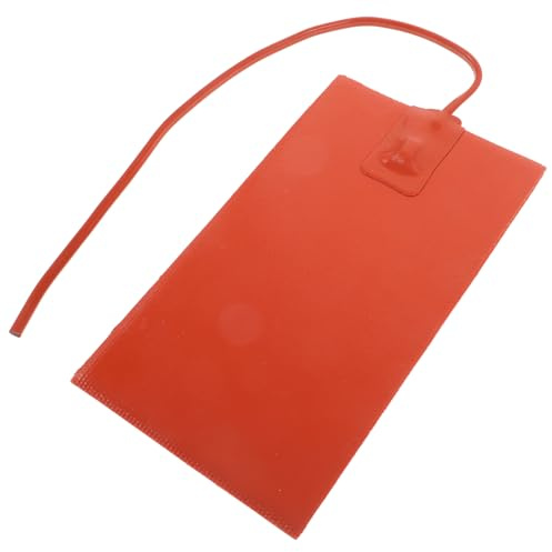 Alipis Engine Block Heater Pad Oil Pan Heater Pad Silicone 12V High Power 35cm Cable for Engine Transmission Hydraulic Oil Pan Car Tractor UTV Winter Heating Orange