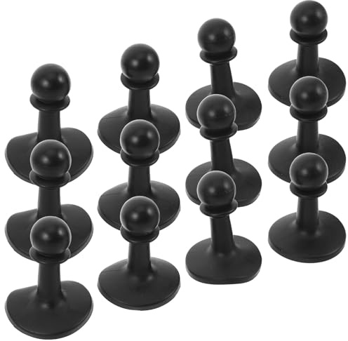 TOYANDONA Kit de 12 Varillas de Soporte para Tienda de Campaña Varilla Negra Individual de 12 CM Estructura Resistente para Camping al Aire Libre Compatibles Refugios y Mochileros