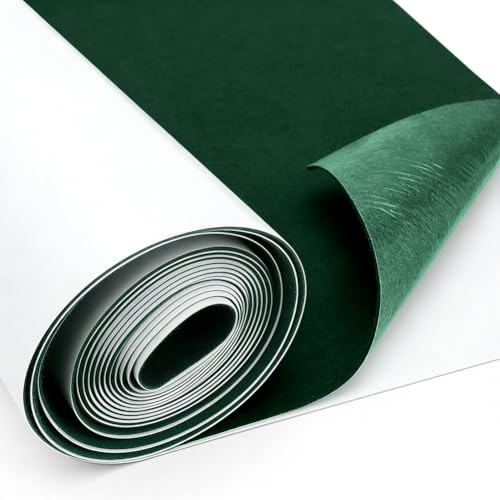 Filz Selbstklebend, 2 mm Dicke, 40 x 220 cm Klebefilz Rolle zur Möbel- und Boden Schutz,Filzmatte, Filzstoff, Lärmreduzierung, Basteln & DIY Projekte für Küche, Büro, Wohnzimmer