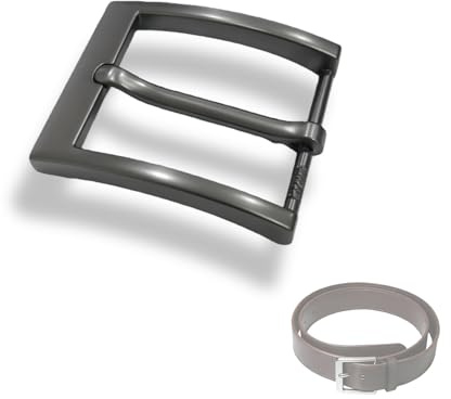 Yifort Fibbia per cintura in acciaio inox da 40 mm, fibbia di ricambio da 40 mm, fibbia per cintura in pelle, fibbia di ricambio per cintura di ricambio – adatta per uomo e donna