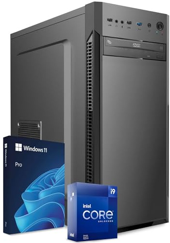 PC Fisso Completo -Computer Desktop Intel Core i9-12900 • RAM 16GB DDR4 • 500GB NVMe M.2 • Scheda Video GeForce GT 1030 4GB • Wi-Fi AC e Bluetooth • Masterizzatore DVD • HDMI • USB 3.0 •Windows 11 Pro