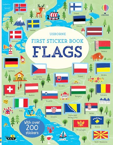 First Sticker Book Flags (First Sticker Books) (First Sticker Books series)