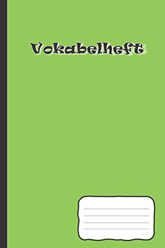Vokabelheft: DIN A5 | 120 Seiten | Liniert | Vokabelheft Zweispaltig | Hochglanzcover