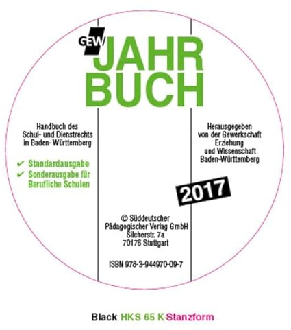 GEW-Jahrbuch 2016 CD-ROM: Handbuch des Schul- und Dienstrechts in Baden-Württemberg
