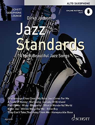 Jazz Standards: 14 Most Beautiful Jazz Songs. alto saxophone.