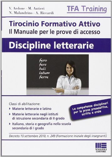 Tirocinio formativo attivo. Discipline letterarie