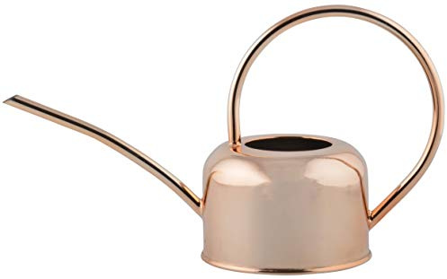 Esschert Design Gießkanne Gold aus Edelstahl ca. 1 L