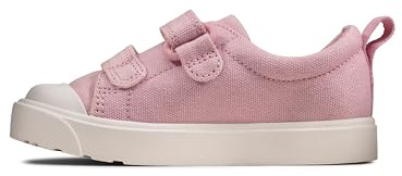 Clarks City Bright T, Zapatillas Niños, Rosa Rosa Pink Canvas Pink Canvas, 23 EU