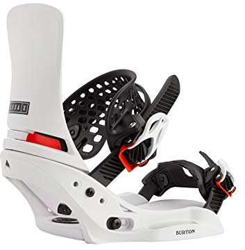 Burton Lexa X - Fijaciones de Snowboard para mujer, talla M, color blanco