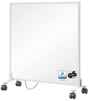 BR Bringer Infrarotheizung Standgerät - 300 Watt - Energiesparend - Mobile Elektroheizung mit Standfüßen auf Rollen - 5 Jahre Garantie, TÜV - Deutsche Qualitätsmarke (weiß)