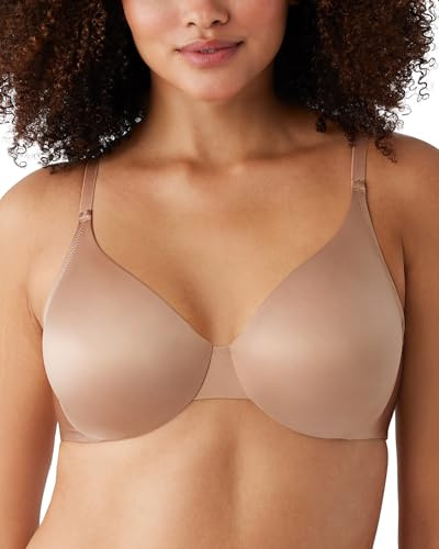 Wacoal Women's Inner Sheen Unlined Mid Coverage Underwire Bra, 855397, Roebuck, 36DD