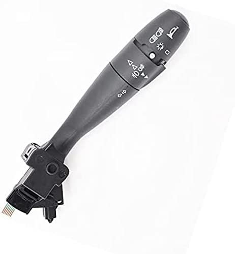 ,Für Peugeot 206 207 307 308 408 508 Auto-Lenkrad-Zubehör Blinker-Schalter-Handler (Size : with Auto), mit Hupen-Nebel