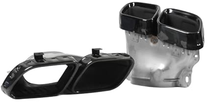 Endrohre Auto Schwarz Edelstahl Quad Auspuff Tipps Für Mercedes Für AMG GLE63 W167 V167 C167 GLS63 X167 2020-2023 Auspuffblenden