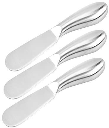 Ciieeo 3pezzi Affettatore Di Formaggio e Burro Acciaio Inossidabile Da Utensili Da Cucina Per Affettare e Spalmare Con Manico Ergonomico e Conservare