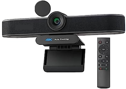 Webcam Camara pc Camara Web Webcam Webcam Conferencia Webcam 8MP 4x Zoom digital con encuadre automático en 2K USB PC Webcam for conferencias, transmisión en vivo, grabación para transmisión en vivo,