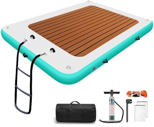 WUHUWOO 8.2 * 6 FT Inflatbale Floating Dock