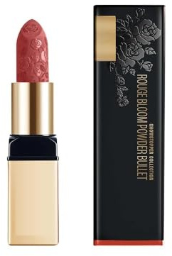 Rouge Bloom Powder Matte Bullet, High Impact matte finish, weightless & long-lasting up to 10hrs, infused with vita rose for smooth & moisturised lips, blurs lip lines - Nude Nectar, 4 g (Pack Of 1)