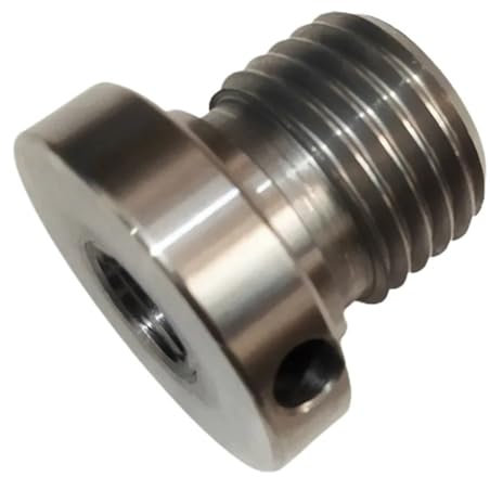 TBGCXJSV Adaptateur de Broche de poupée de Tour, Filetage, Adaptateur de mandrin de Tour à Bois pour Tour à Bois, Accessoires d'outils de Travail du Bois (33 mm-18 mm)