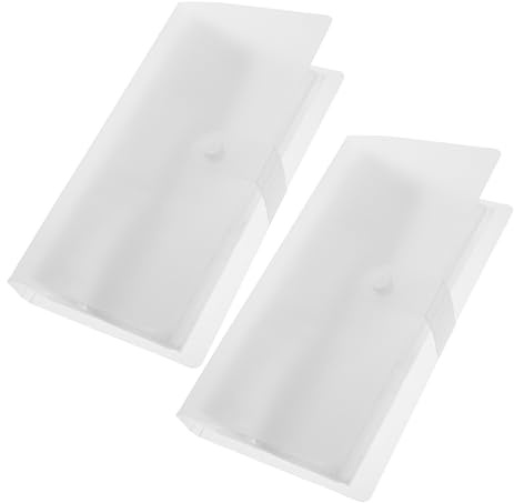 DIYEAH Porta Tarjetas De De Almacenamiento Transparente Para Miniálbum De Fotos Álbum De Fotos Pequeño Para Guardar Facturas Tarjetas y Pequeñas