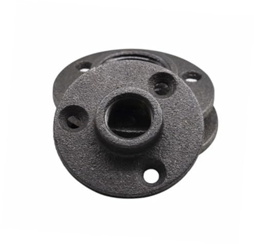 iplusmile 10pezzi Flangia Filettata Da Malleabili Per Pavimento Raccordi in Ferro Da Parete Base Fissa Antica Materiale Di Resistente Alla Ruggine
