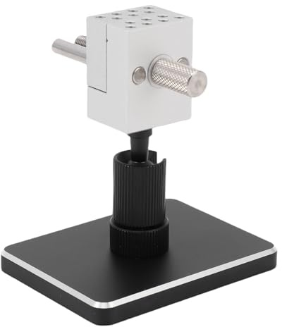 Denash Mini étau, étau de Serrage Portatif Réglable avec Base Amovible et 14 Tiges en Acier Inoxydable, pour la Gravure de Bijoux, la Réparation de Montres, la Fabrication de Modèles,