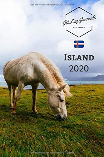 Kalender Island 2020: Wochenkalender 2020 • Island Planer • Island Geschenk • Wochenplaner 2020 • Kalenderbuch • Terminplaner 2020