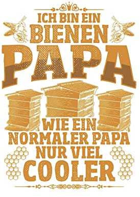 Bienen-Papas sind cool: Notizbuch für Imker Vater Imker-in Imkern Groß-Vater Opa