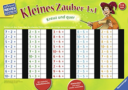 Kleines Zauber-1x1: Kreuz und quer: Abwischbar und immer wieder verwendbar. Mit magischer Selbstkontrolle (Spielend Neues Lernen)