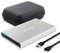 FANTEC ALU-25B31 Externes Festplattengehäuse (für den Einbau einer 6,35 cm (2,5 Zoll) SATA Festplatte oder SSD, USB 3.1 und UASP, Datentransfer bis 10Gbit/s, passive Kühlung, Aluminium Gehäuse) silber