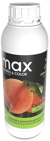 CULTIVERS Abono Engorde de 1 L. Fertilizante Estimulante para Mejorar la Calidad del Fruto Libre de hormonas sintéticas. Cuajado del Fruto, el Engorde, la Coloración y la Maduración de los Frutos