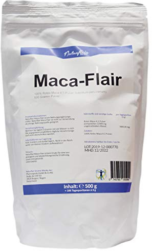 Natur Flair Rotes Maca Extrakt Pulver - 100% reines Maca Pulver